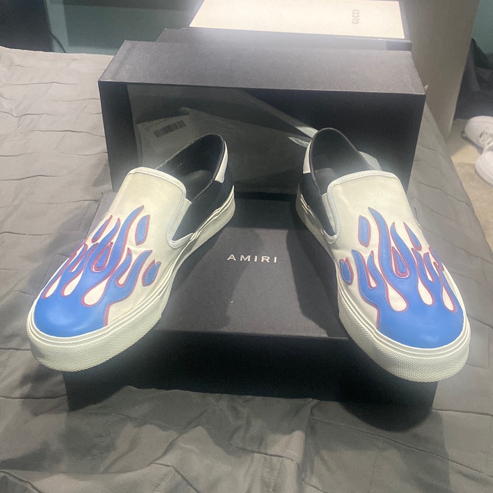 Amiri flame slip on size 42